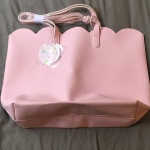 Pink Spring Petal Tote Bag